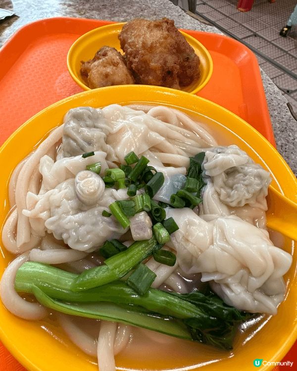 三張位於大埔墟新街市熟食區，欽記魚蛋河，東記豬扒雲吞還有李記...