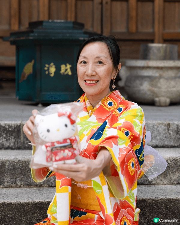 在日本旅行時拍攝，着和服搵攝影師幫手影相，效果不錯