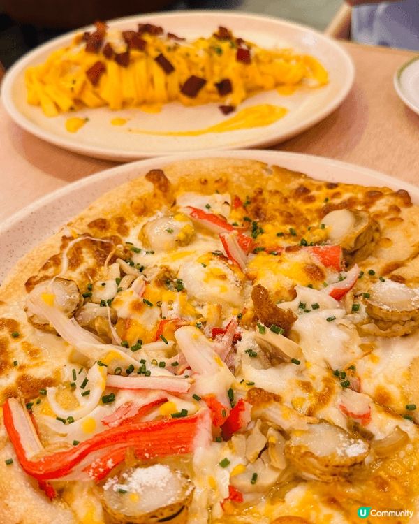 荳子位於旺角朗豪坊分店，意粉pizza好好食，生日當月仲免費...
