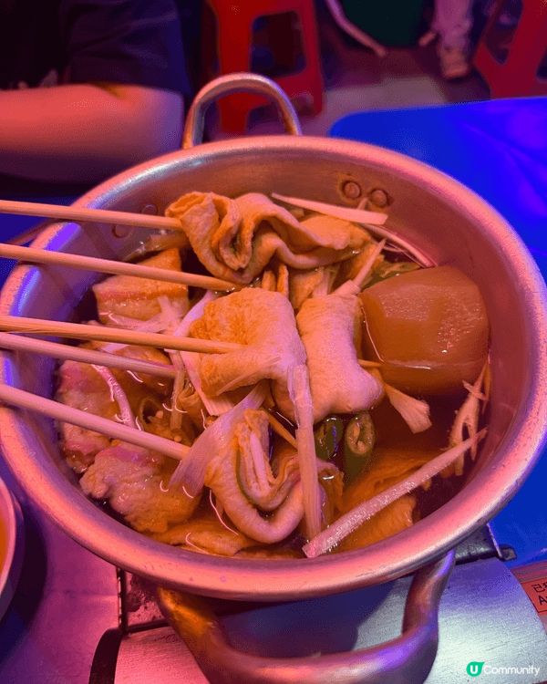第一同第二是韓國料理，包菜豬腩肉&魚膏. 第三張是在鹽田食的...