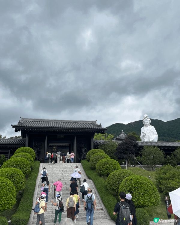 上個月佛誔和老媽去咗位於大埔的慈山寺，一個香港好值得去嘅地方...