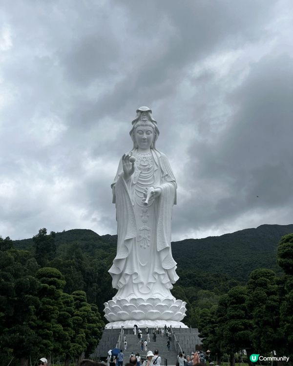 上個月佛誔和老媽去咗位於大埔的慈山寺，一個香港好值得去嘅地方...