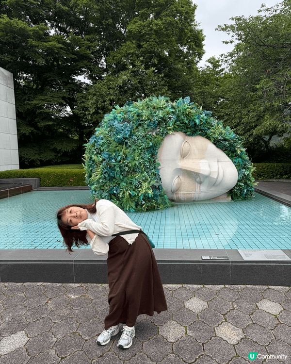 箱根美術館🩵絕美的一間美術館，除了有很多大型的藝術品，還有一...