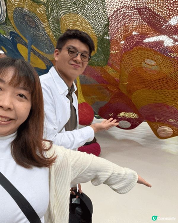 箱根美術館🩵絕美的一間美術館，除了有很多大型的藝術品，還有一...