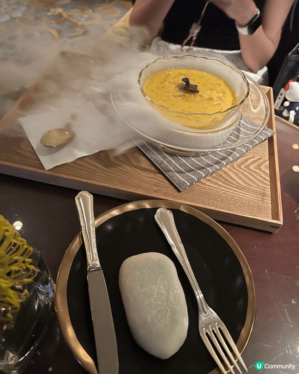 尖沙咀香格里拉打卡糖水！乾冰楊枝甘露+薑汁撞奶儀式感🔥