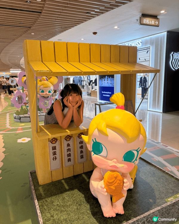 屯門市廣場有popmart入面嘅Molly公仔可以打卡，仲要...