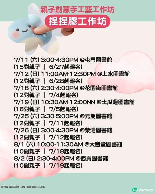 【免費暑期活動】夏日圖書館節2026懶人包📚親子手工藝/STEAM/故事工作坊等19個活動全攻略🎨