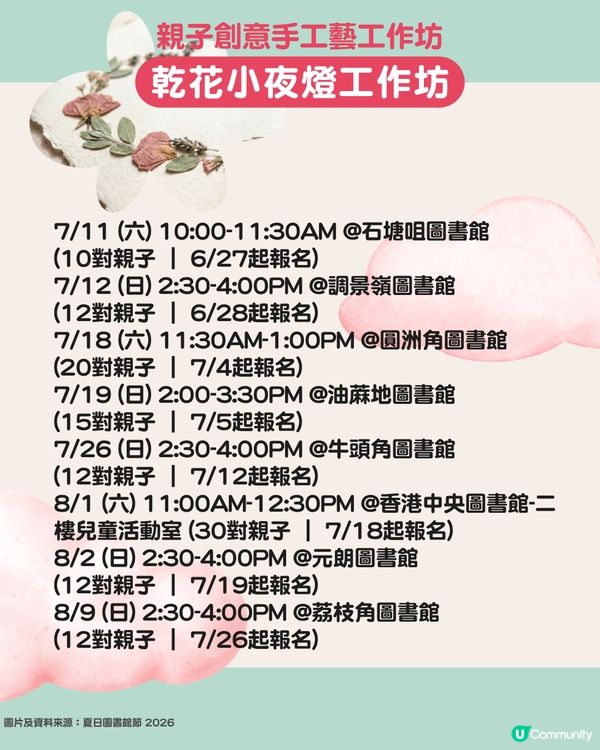 【免費暑期活動】夏日圖書館節2026懶人包📚親子手工藝/STEAM/故事工作坊等19個活動全攻略🎨