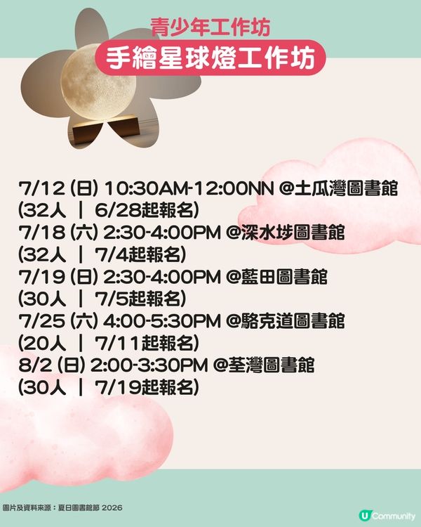 【免費暑期活動】夏日圖書館節2026懶人包📚親子手工藝/STEAM/故事工作坊等19個活動全攻略🎨