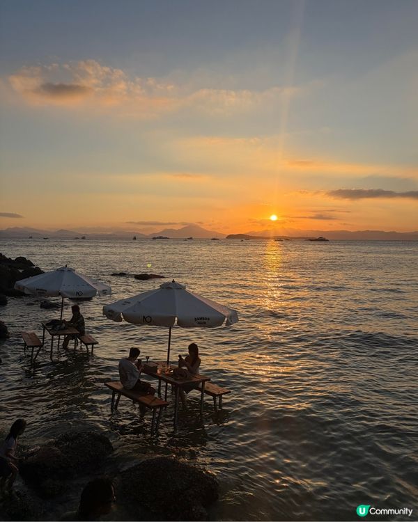 深圳新開水上Cafe🏝️必打卡水中餐桌座位! 一秒置身「馬爾代夫」