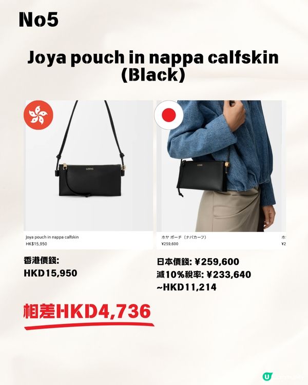 日本買LOEWE平幾多？2026最新港日手袋價錢對比懶人包：「呢款」神袋狂減逾$8,000，等於賺回來回機票！