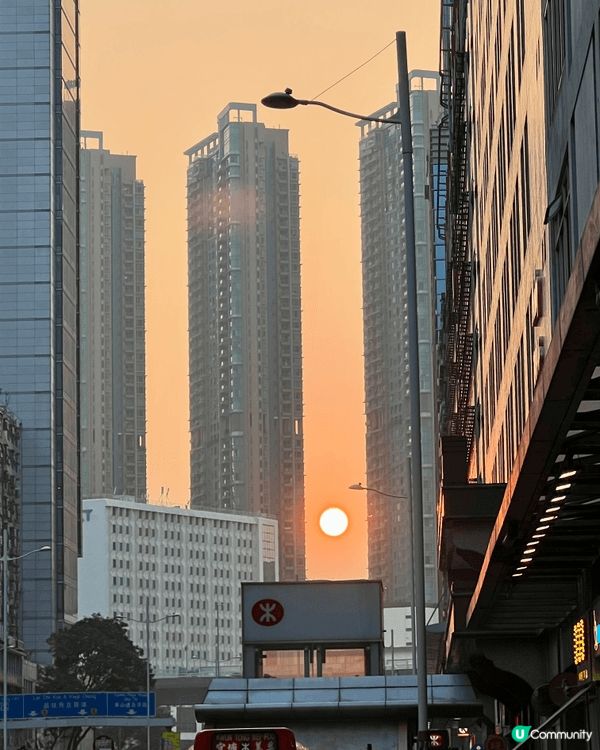 荔枝角地鐵站日落時分；遇見小麵北角分店：豬扒色香味全