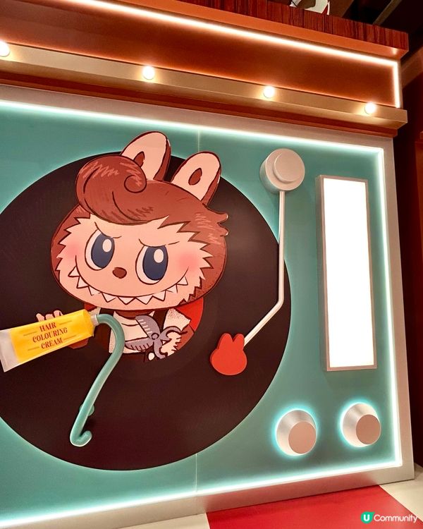 Labubu登陸太古城⁉️復古理髮店主題展🩷