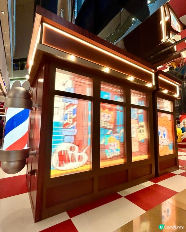 Labubu登陸太古城⁉️復古理髮店主題展🩷