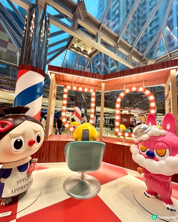 Labubu登陸太古城⁉️復古理髮店主題展🩷