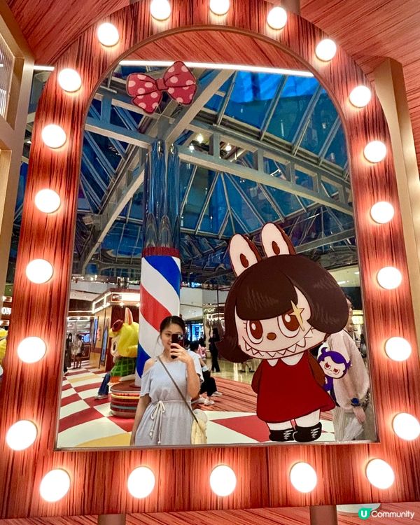 Labubu登陸太古城⁉️復古理髮店主題展🩷