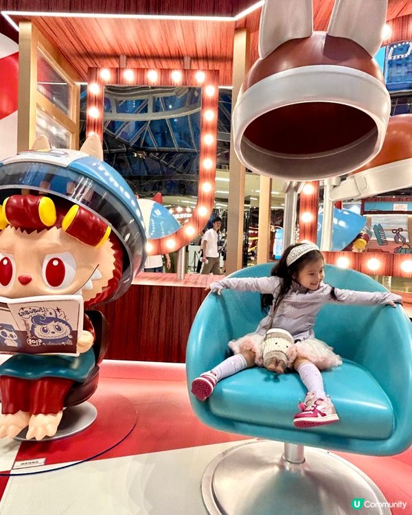 Labubu登陸太古城⁉️復古理髮店主題展🩷