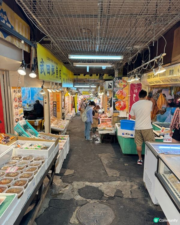 小樽三角市場|JR站旁1分鐘的海鮮天堂!