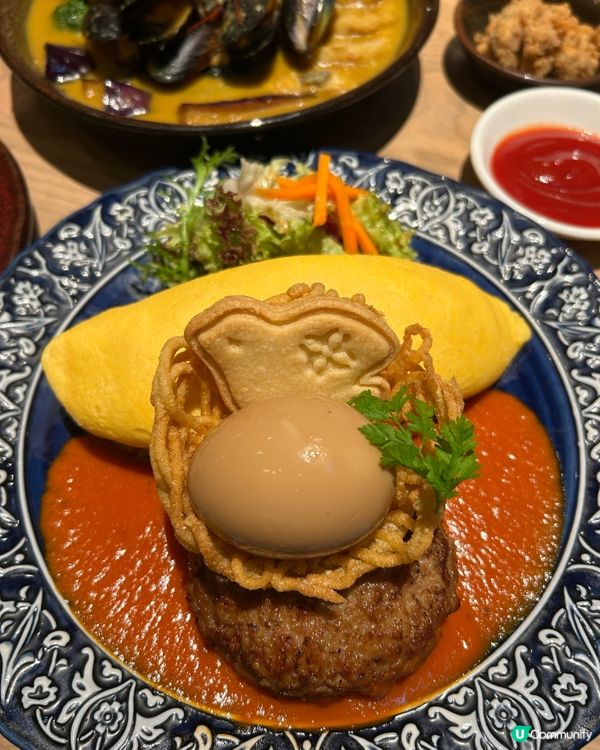 🍃飛燕和牛漢堡蛋包飯+抹茶甜品全攻略 
