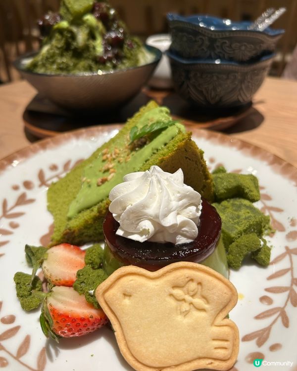 🍃飛燕和牛漢堡蛋包飯+抹茶甜品全攻略 