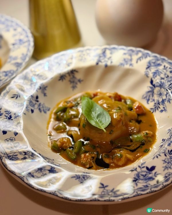 必食米芝蓮主廚三黃雞+北海道帶子ravioli+甜品