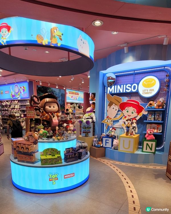 Toy story 5來到Miniso