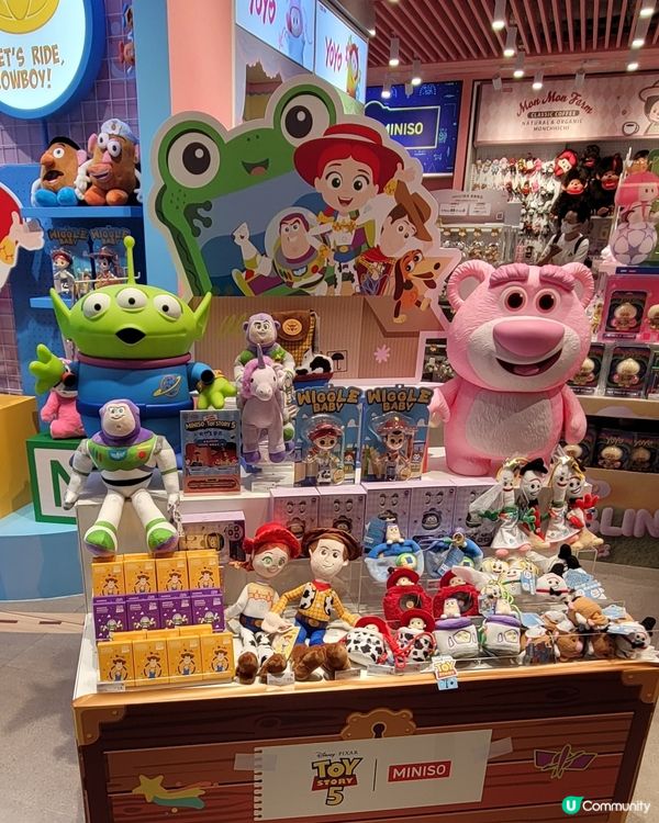 Toy story 5來到Miniso