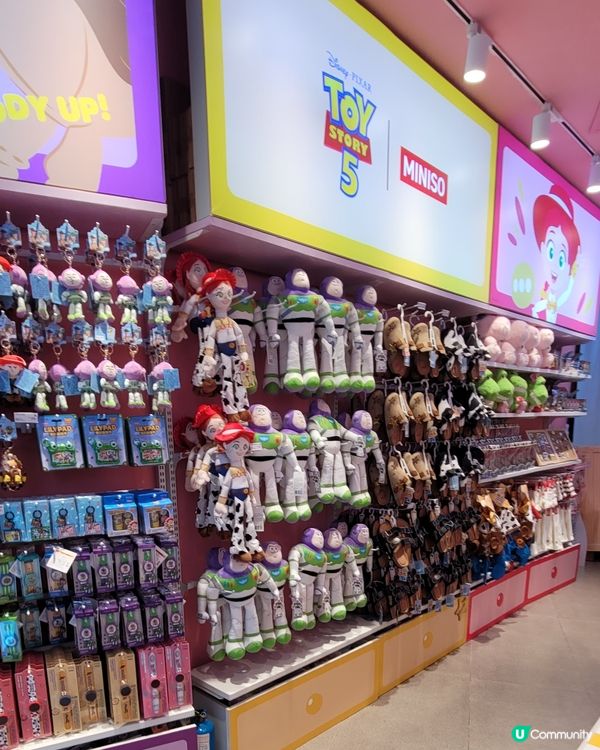 Toy story 5來到Miniso