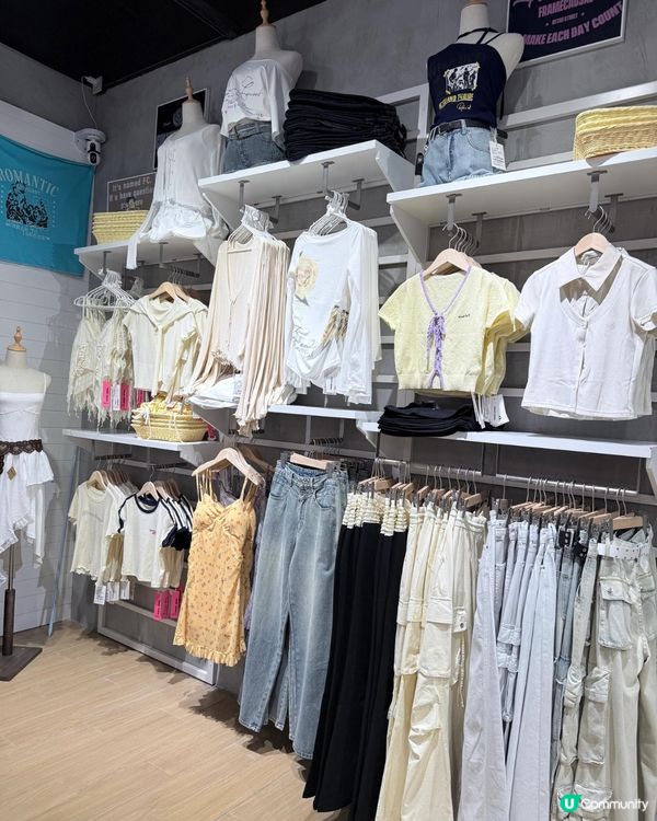 深圳韓系連鎖女裝 Frame Causal👚共3間分店! 韓系/BM風/美式辣妹復古