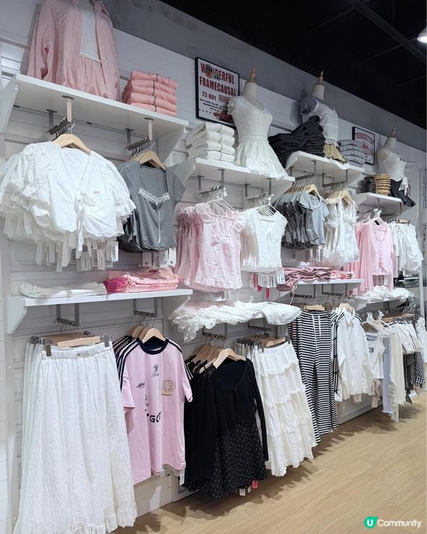 深圳韓系連鎖女裝 Frame Causal👚共3間分店! 韓系/BM風/美式辣妹復古