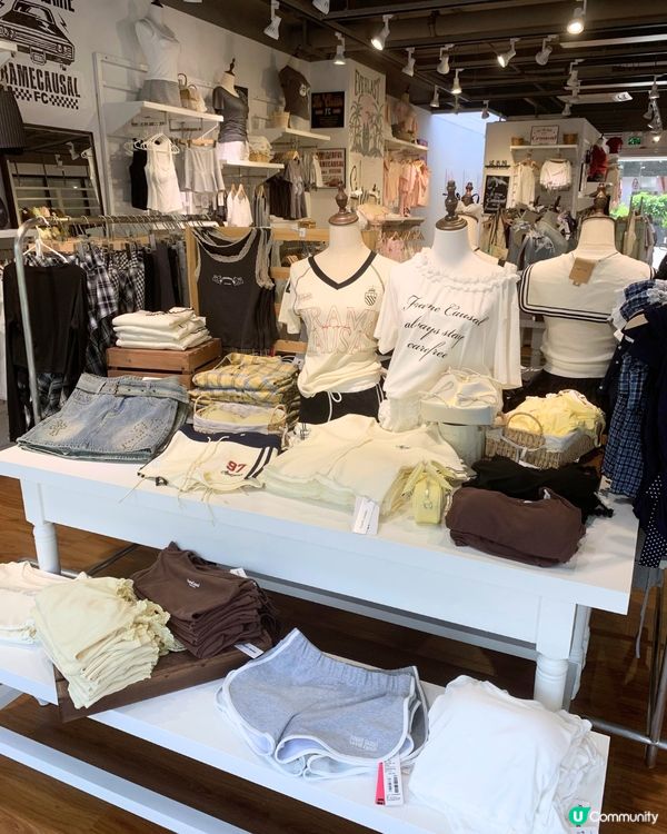 深圳韓系連鎖女裝 Frame Causal👚共3間分店! 韓系/BM風/美式辣妹復古