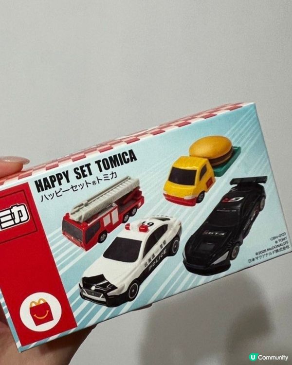 嘩～～香港麥當勞終於有 Tomica 🚗