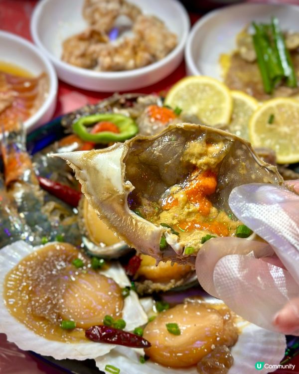 $298醬油蟹放題🦀無限任食海鮮炸雞排骨湯💕
