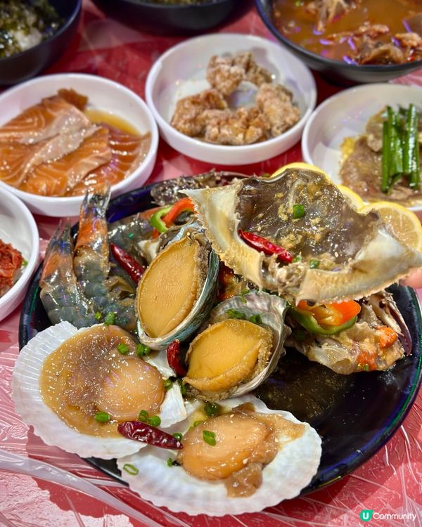 $298醬油蟹放題🦀無限任食海鮮炸雞排骨湯💕
