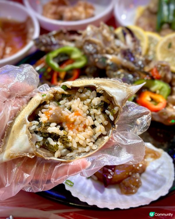 $298醬油蟹放題🦀無限任食海鮮炸雞排骨湯💕
