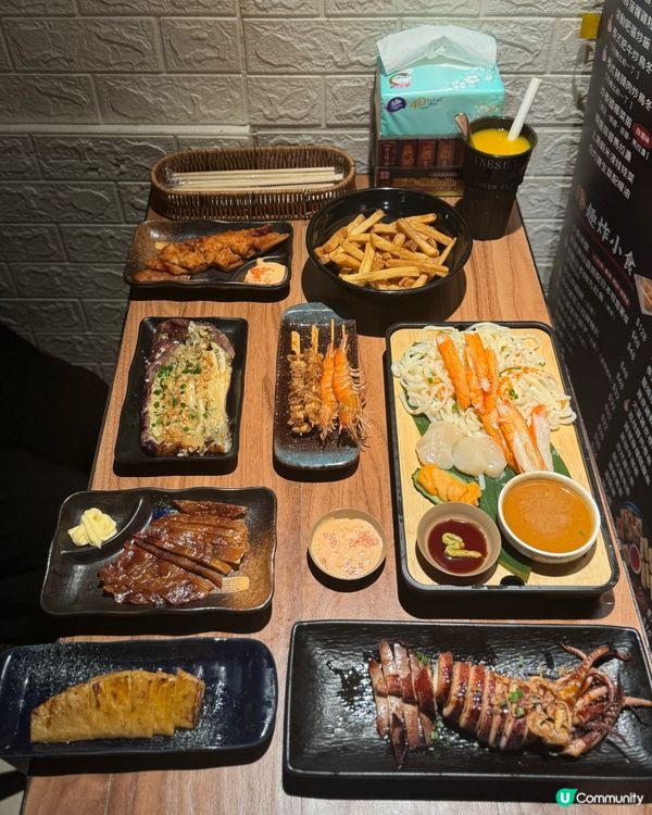 大癲😍無限點串燒雞皮！$1咋🐔🔥