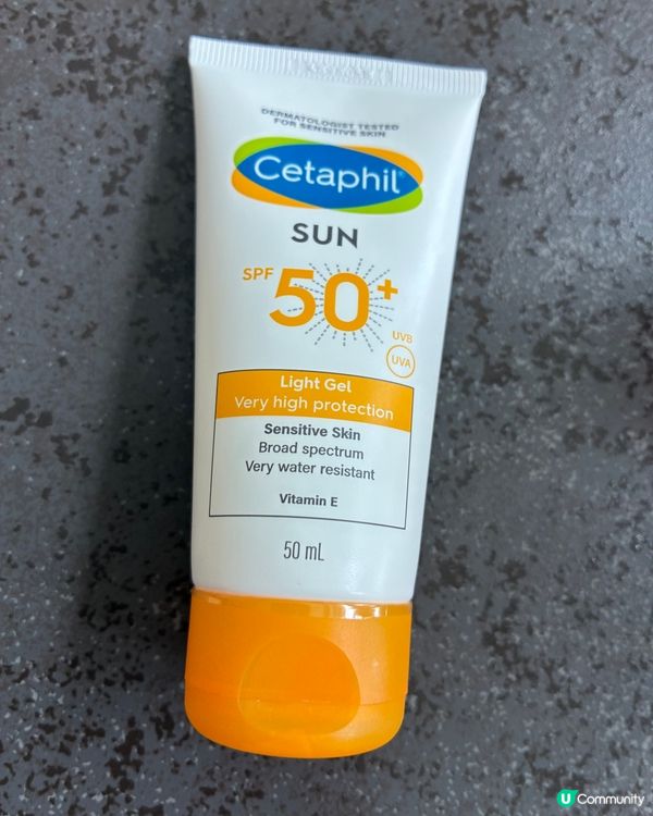 幼兒夏日必備-Cetaphil舒特膚低敏防曬啫喱