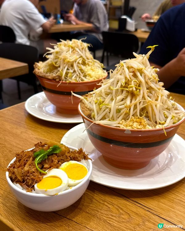 極致暴食！巨型芽菜拉麵🤤🍜