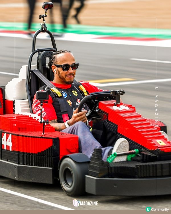 F1 頂尖車手駕駛時速 25 公里 LEGO 戰車！                                                                          