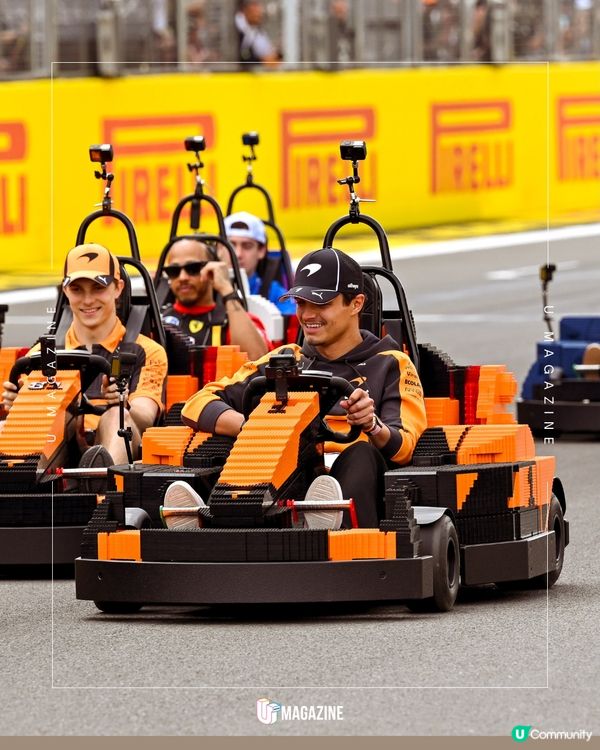 F1 頂尖車手駕駛時速 25 公里 LEGO 戰車！                                                                          