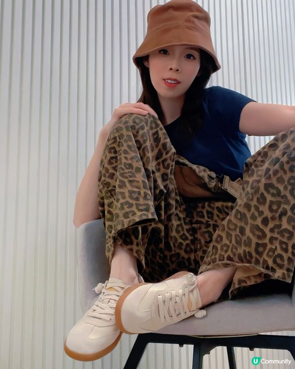 一雙奶油杏色顯瘦好搭！👟✨（附7天穿搭）