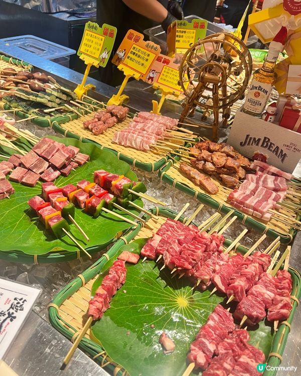 深圳灣海岸城宵夜王！漫火串燒自選串串＋板前炭火暴擊🔥