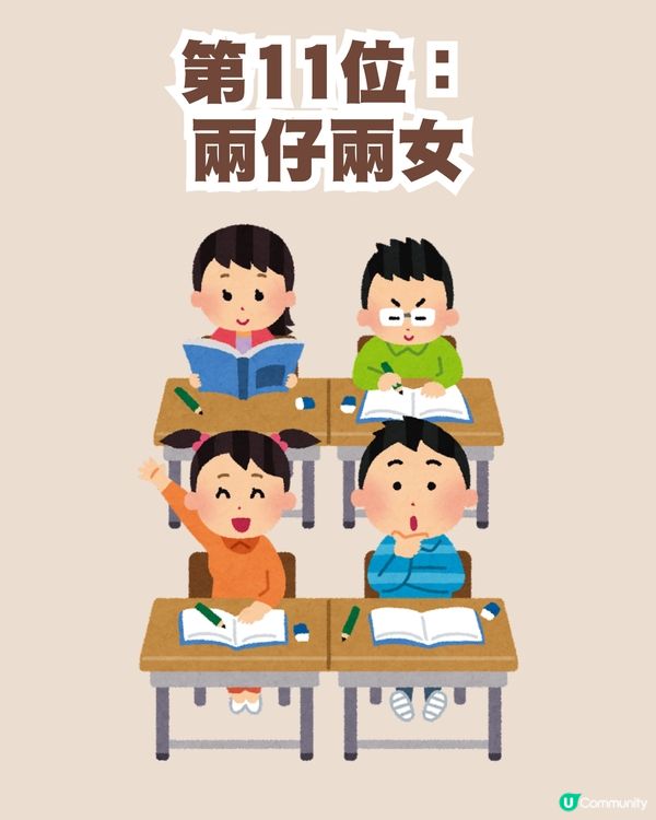 一仔一女未必最好？12大「最幸福家庭」子女組合排名！呢種家庭排第一？