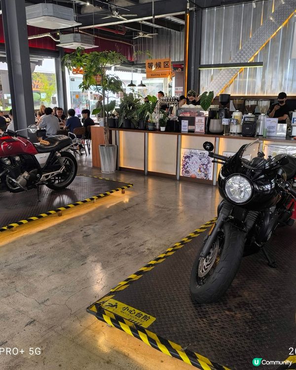 愛睇工業風電單車既西餐
