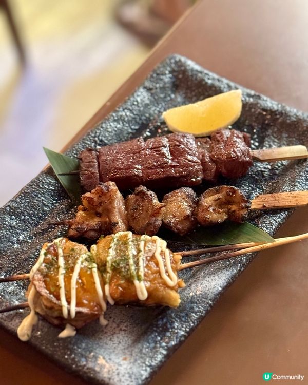 中環溫馨居酒屋小店 即燒串燒款款出色