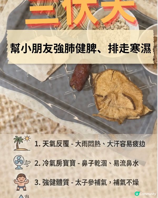  「兒童三伏天」：改善鼻敏感，調理脾胃，增強免疫力