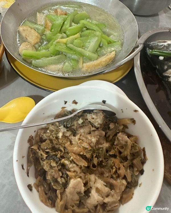 今晚晚餐亞媽煮嘅餸