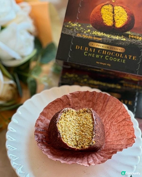 終於吃到這顆｢杜拜朱古力棉花糖麻糬｣了!🍫✨