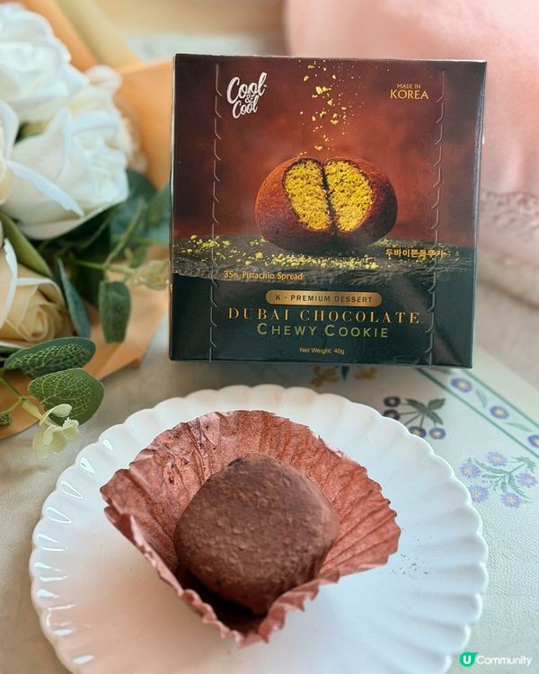 終於吃到這顆｢杜拜朱古力棉花糖麻糬｣了!🍫✨