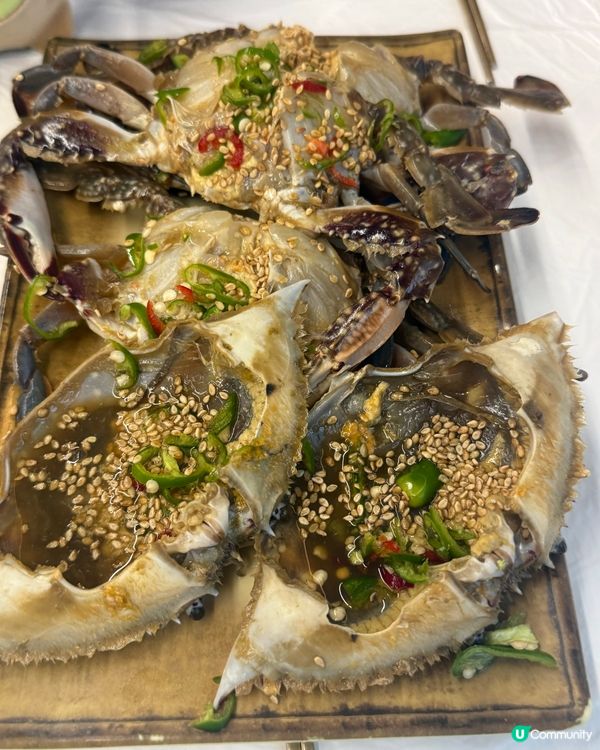 任食醬油蟹，有辣有唔辣，非常抵食